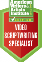 Video Scriptwriting Certification Bade by AWAI